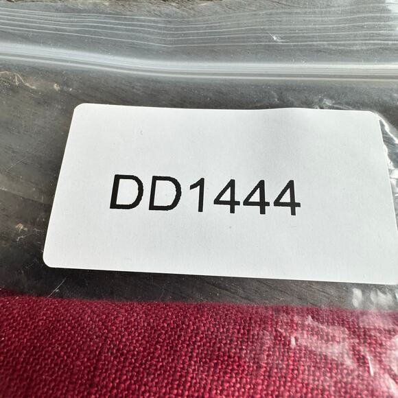 NWT Linen Sea Peter Pan Collar Blouse Long Sleeve Red Med - Picture 7 of 7